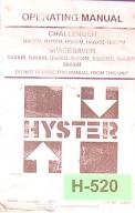 Hyster Spacesaver H45XM, H50XM H55XM H60XM H65XM S40XM to S65XM Operating Manual